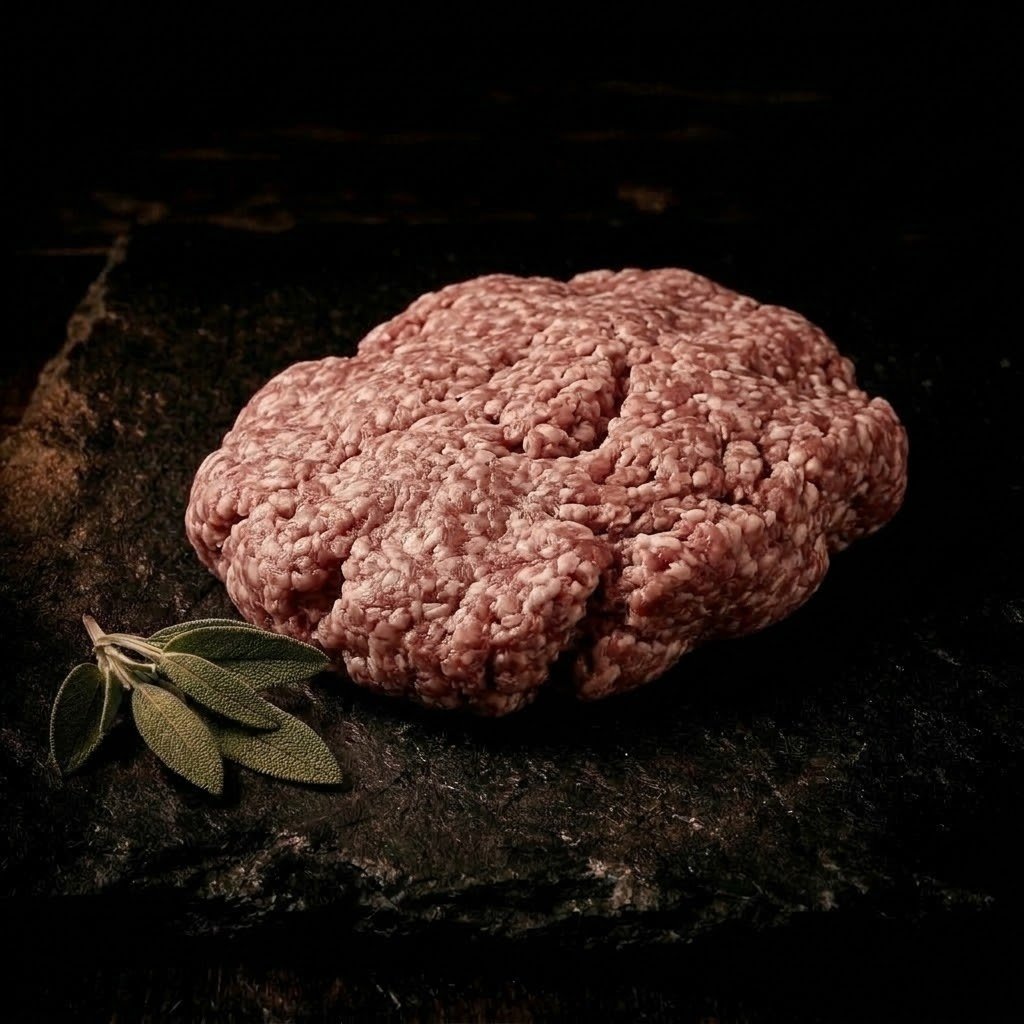 Fresh pork sausage links with herbs